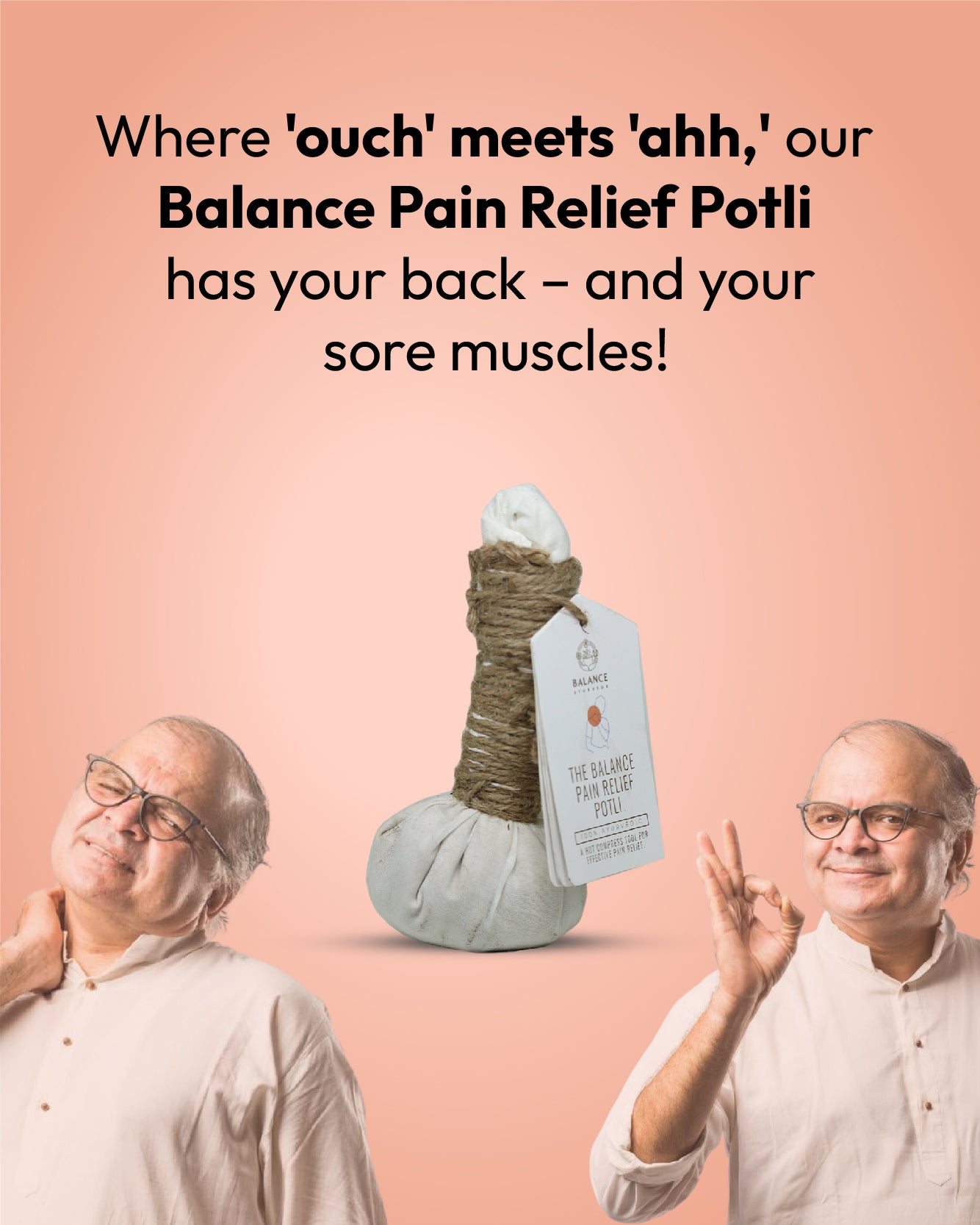 The Balance Pain Relief Potli