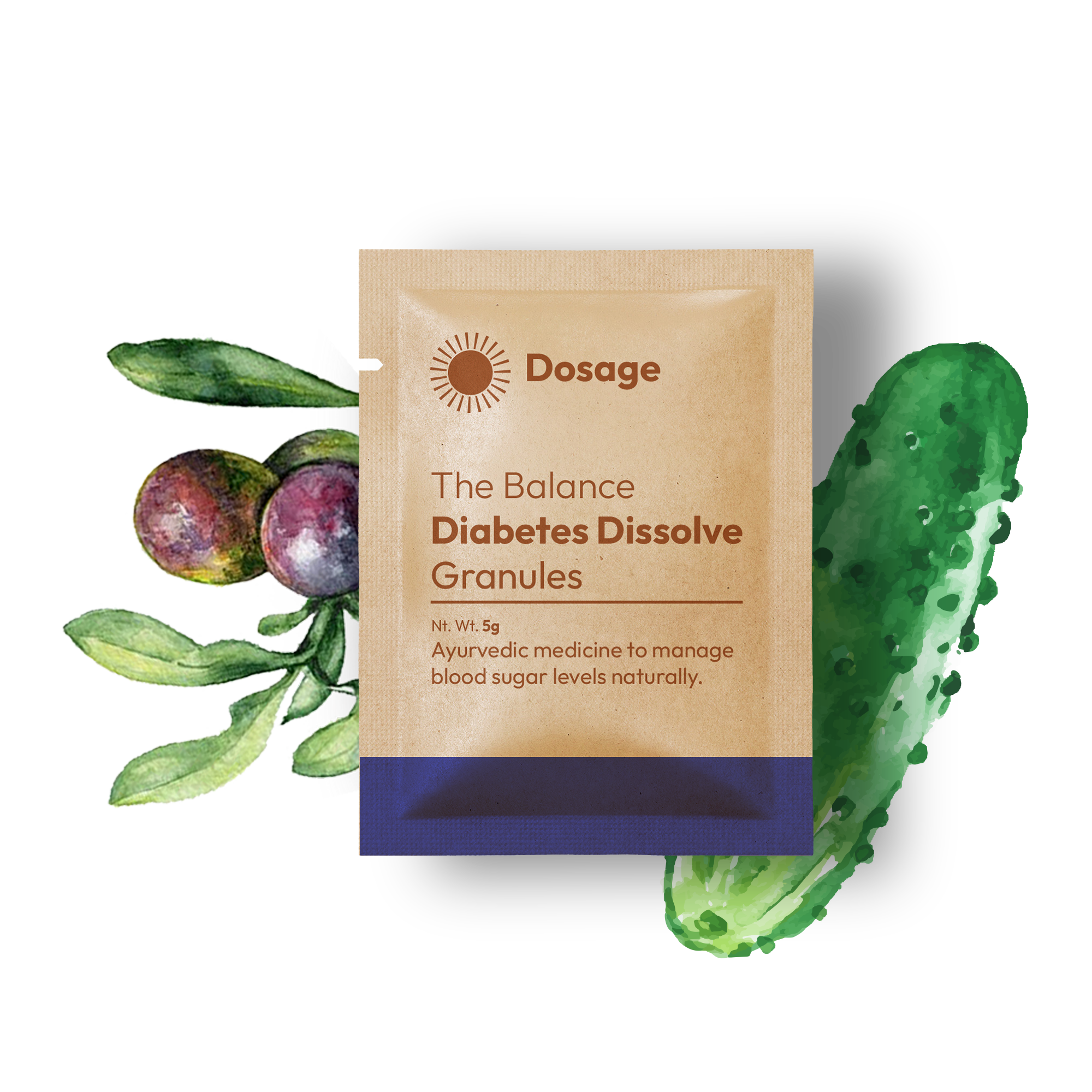 Diabetes Dissolve Granules Prediabetes Prediabetics Prevention, Lower Blood Sugar, Blood Glucose, Insulin Sensitivity, with Jamun, Karela, Ayurvedic PreDiabetes Medicine