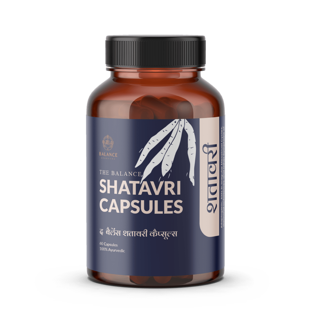 Balance Ayurveda Shatavri Capsules Bottle