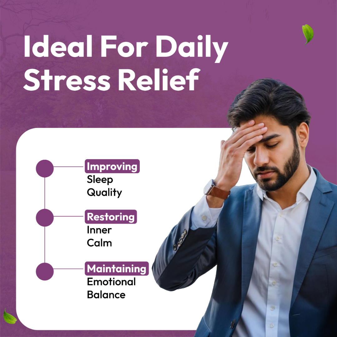 Stress care exam preparation sleep gummies sleeplessness focus memory booster concentration anxiety stress depression PMT ADHD JEE Vata Dosha Stress Capsules Tablets Ashwagandha