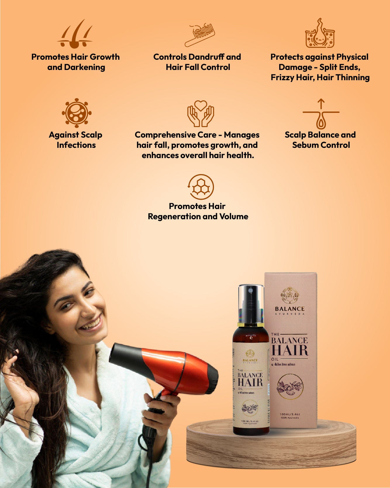 The Balance Hair Oil